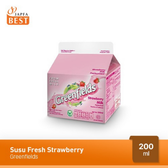 Susu Fresh Strawberry Greenfields 200 ml