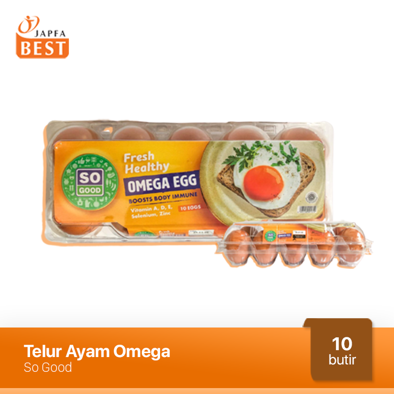 Telur Ayam Omega / Fresh Healthy Omega Egg So Good 10 Butir Japfa Best Online