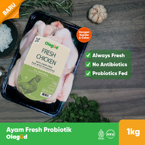 Ayam Utuh Fresh Probiotik Olagud 1 kg