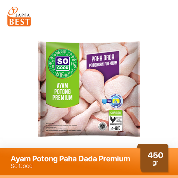 Ayam Potong Paha Dada Premium So Good 450 gr