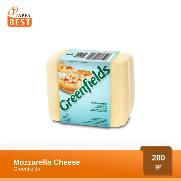 Keju Mozarella Block Greenfields 200 gr