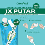 Susu UHT Full Cream Greenfields 1 L - Twin Pack