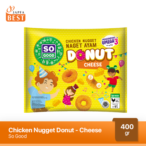 Nugget Ayam Donut Rasa Keju So Good 400 gr