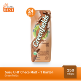 Susu Greenfields UHT Choco Malt 250 ml - Isi 24 pcs
