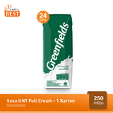 Susu Greenfields UHT Full Cream 250 ml - Isi 24 pcs